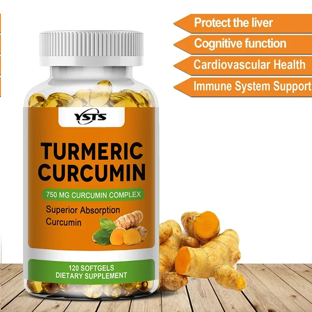 Turmeric Curcumin Capsule - كركم عضوي - 750 ملغ من