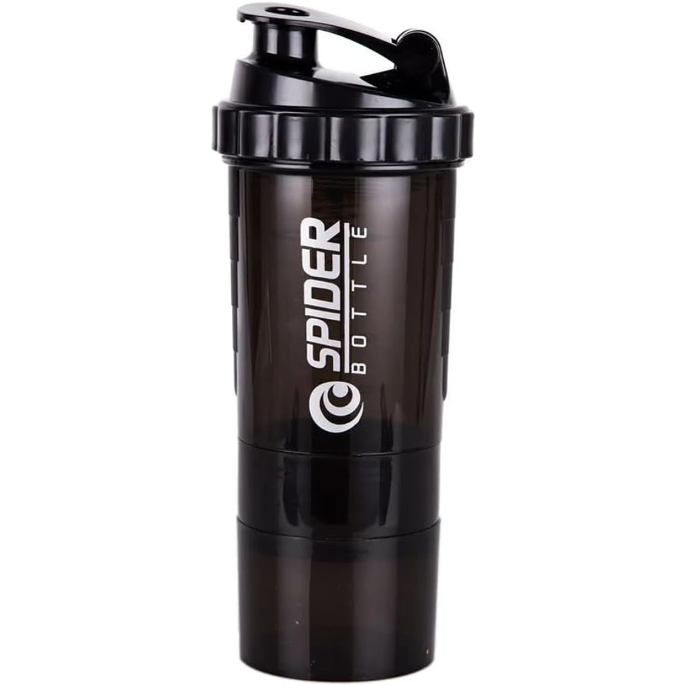 Protein Shaker Bottle - زجاجة تمارين لبناء الجسم 3 طبقات