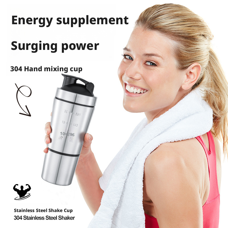 زجاجة هزازة مسحوق البروتين من  - مراجعة Protein Shaker Bottle وسعره