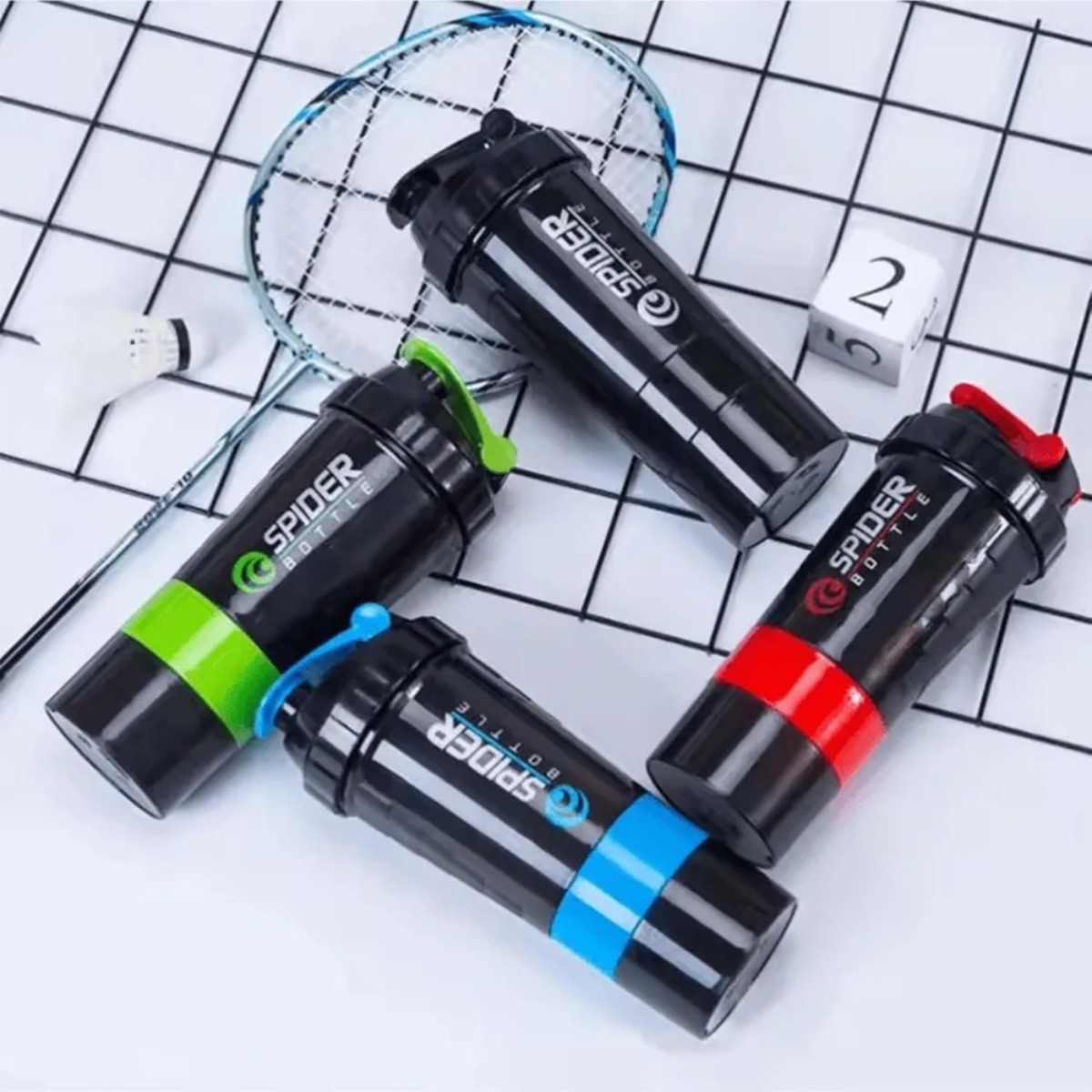 16 أوقية زجاجة شاكر البروتين م - مراجعة Protein Shaker Bottle وسعره