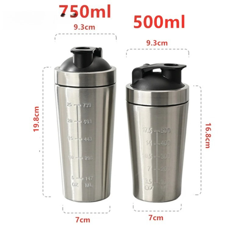 زجاجة خلط بروتين من الفولاذ ال - مراجعة Protein Shaker Bottle وسعره