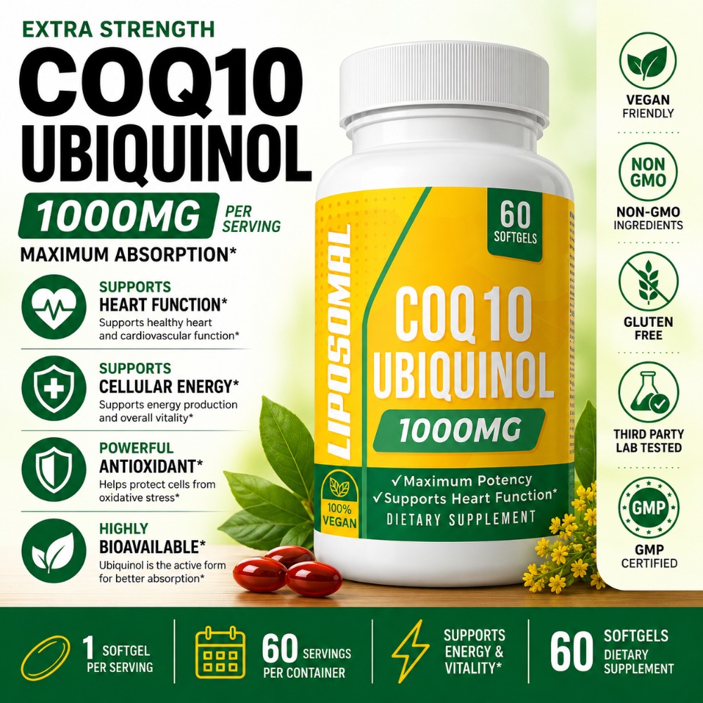 كبسولات نباتية من كيو 10 يوبيك - مراجعة Coq10 Ubiquinol Softgel وسعره