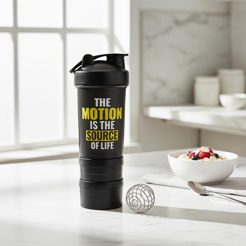 زجاجة خلط محمولة سهلة التنظيف  - مراجعة Protein Shaker Bottle وسعره