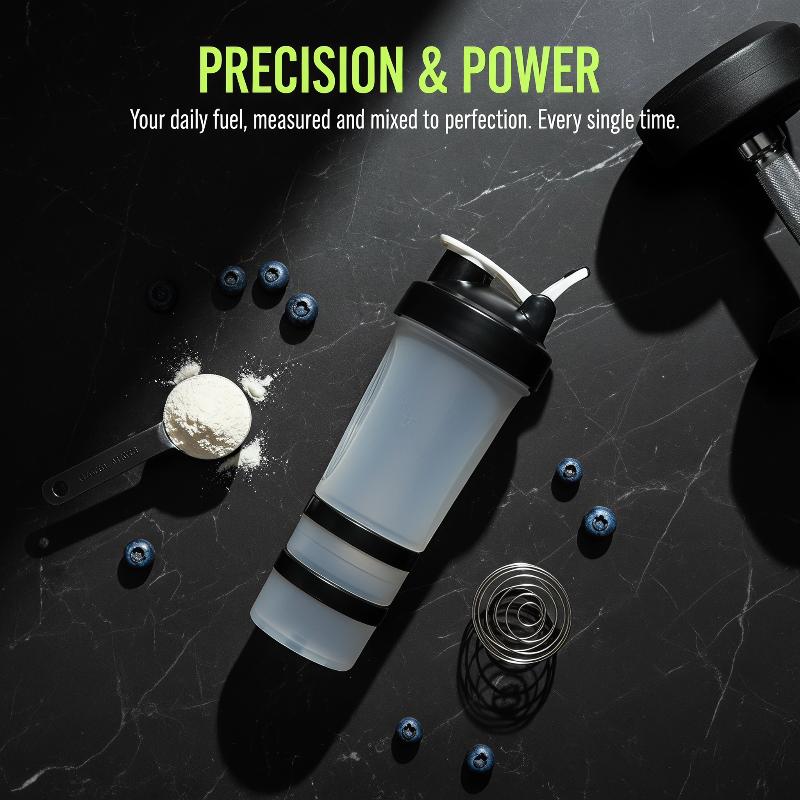 زجاجة خلط محمولة سهلة التنظيف  - مراجعة Protein Shaker Bottle وسعره