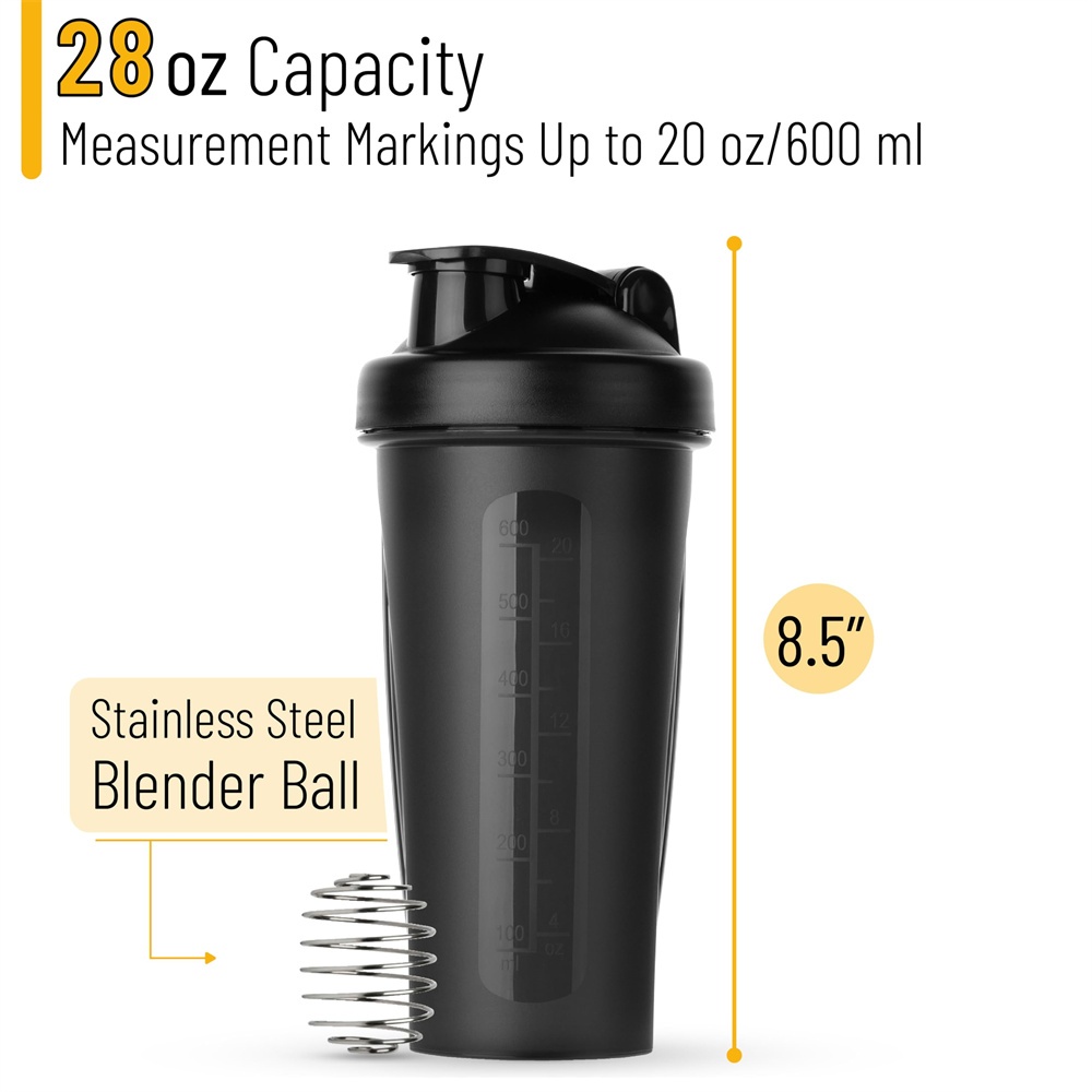 زجاجة بروتين محمولة سعة 600 مل - مراجعة Protein Shaker Bottle وسعره