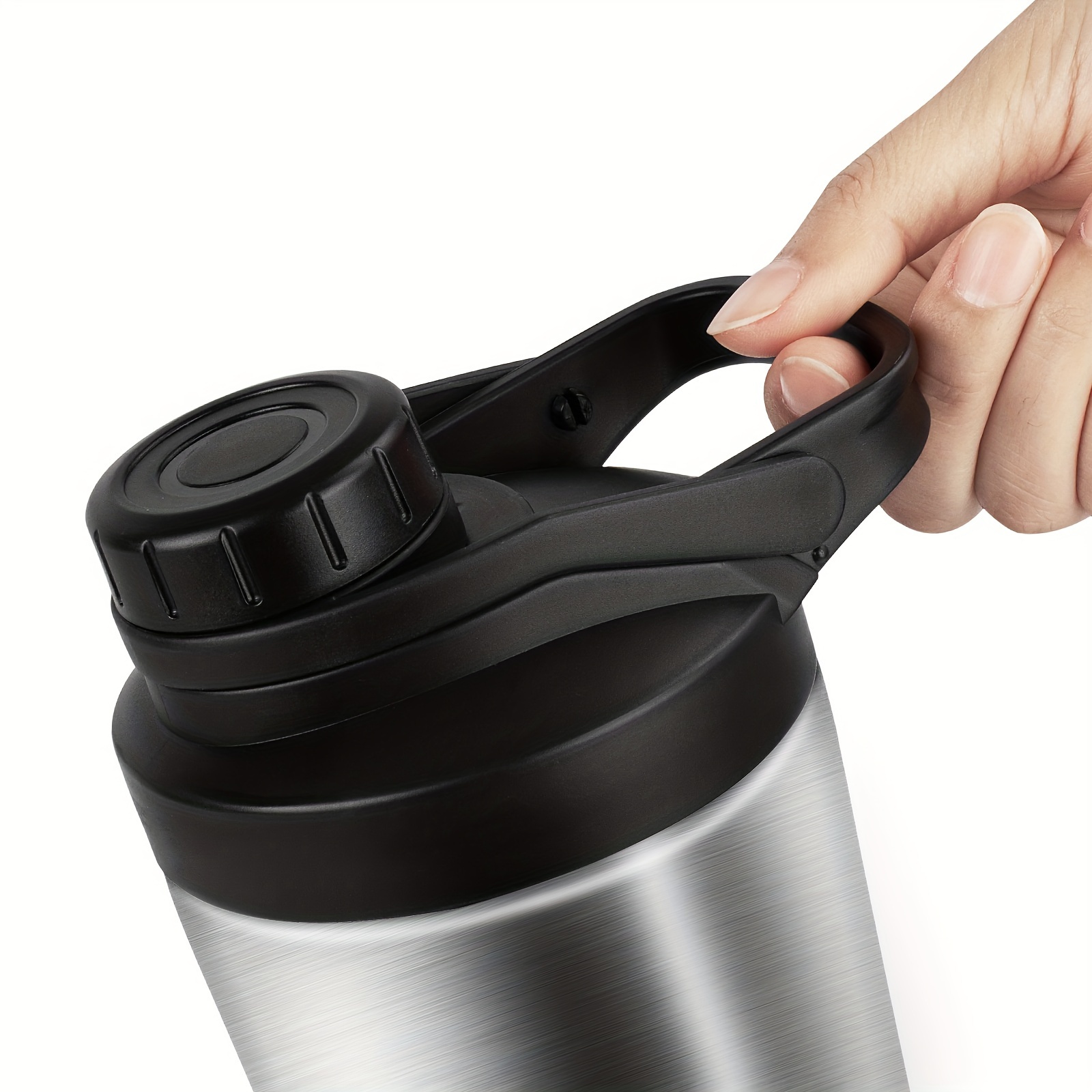 زجاجة شاكر محمولة من الفولاذ ا - مراجعة Protein Shaker Bottle وسعره