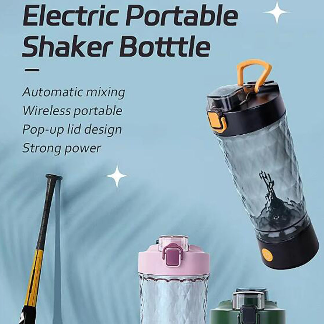 700 مللي مسحوق بروتين كهربائي  - مراجعة Protein Shaker Bottle وسعره