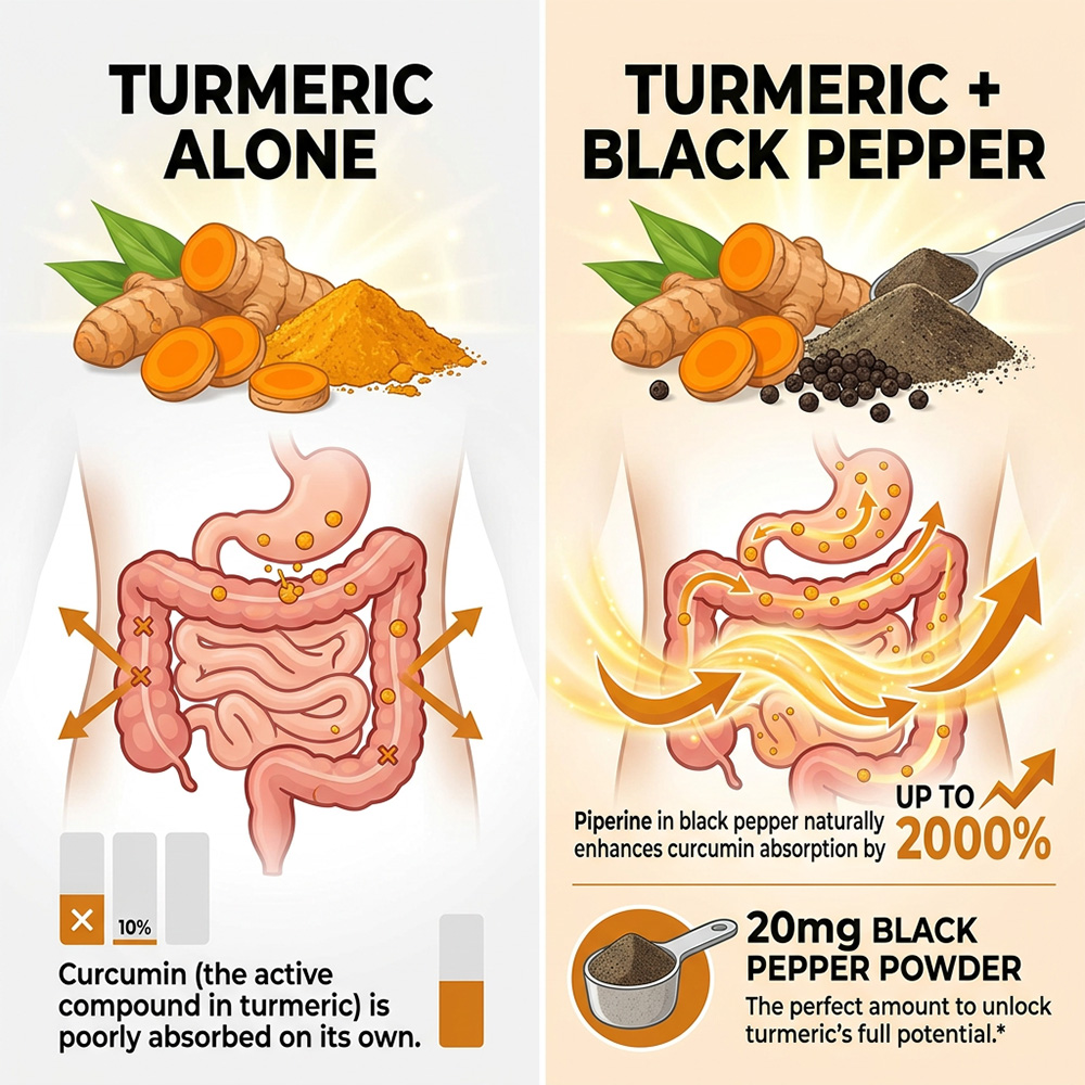 كركمين مع الفلفل الأسود والزنج - مراجعة Turmeric Curcumin Capsule وسعره
